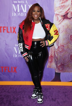 Amber Riley
Netflix Tyler Perry's 'A Madea Homecoming' film premiere, Los Angeles, California, USA - 22 Feb 2022