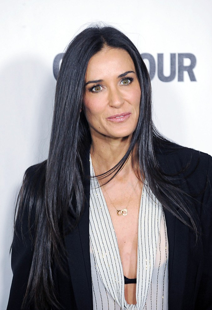 Demi Moore arrives at Glamour Reel Moments
