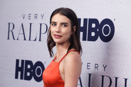 Emma Roberts attends the HBO premiere of 