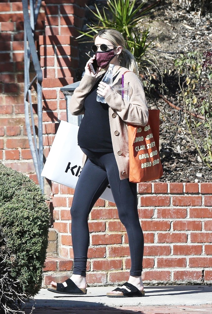 Emma Roberts & Her Baby Bump Go Shopping in LA