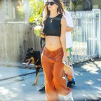 *EXCLUSIVE* Emily Ratajkowski flaunts her pregnant belly while hiking with hubby and dog Colombo