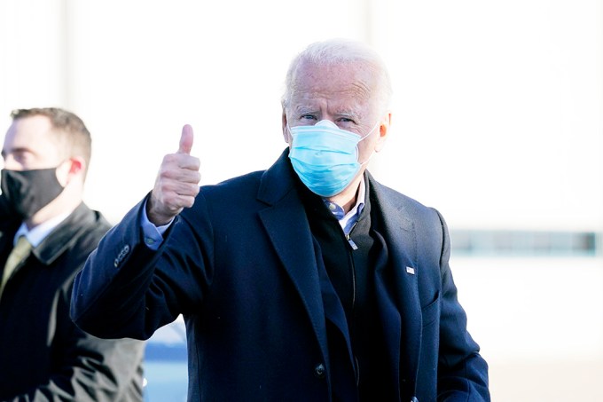 Joe Biden Gives A Thumbs Up