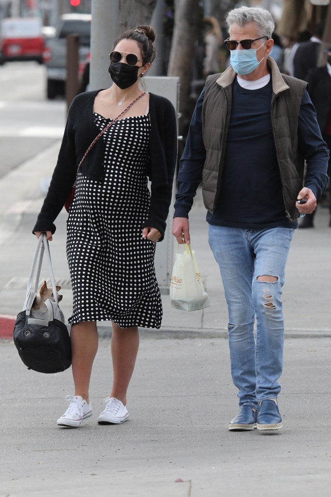 Katharine McPhee & David Foster on a Walk