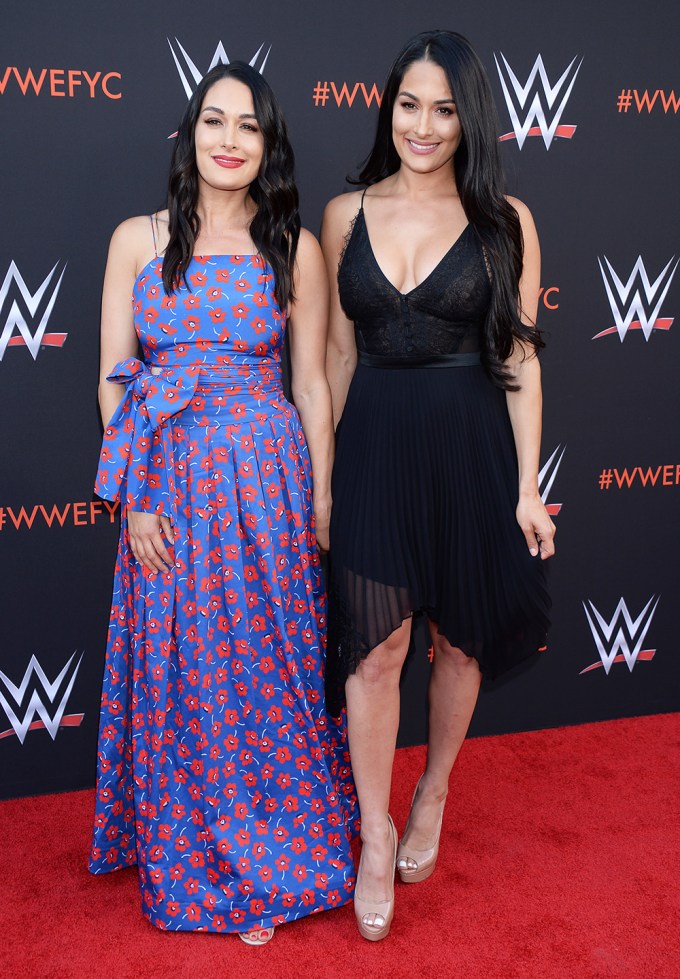 Nikki & Brie Garcia At A WWE FYC Event 2018
