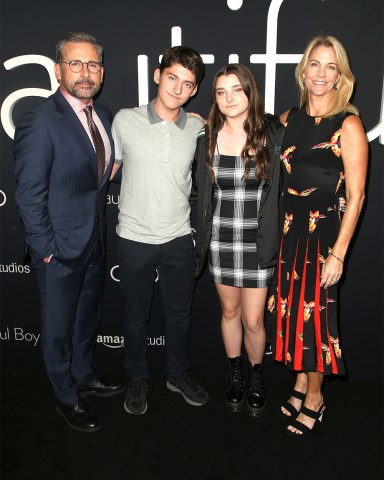 Steve Carell, John Carell, Elisabeth Carell and Nancy Carell 'Beautiful Boy' film premiere, Los Angeles, USA - 08 Oct 2018