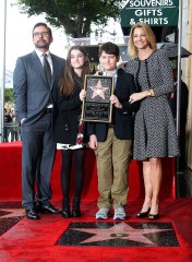 Steve Carell with wife Nancy Carell, daughter Elisabeth Anne Carell and son John Carell
Steve Carell honoured with a Star on the Hollywood Walk of Fame, Los Angeles, America - 06 Jan 2016