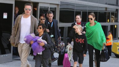 Brad Pitt & his kids