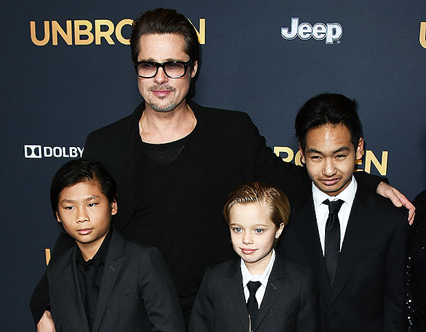 Brad Pitt Piano compleanno bambini