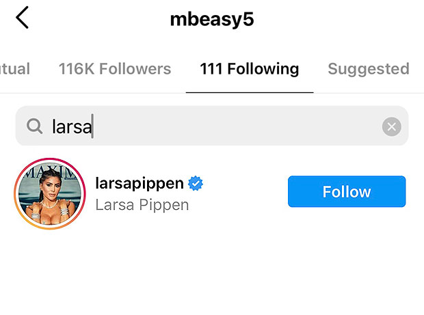 Larsa Pippen, Malik Beasley