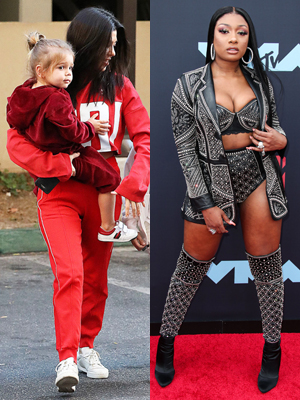 Kourtney Kardashian, Reign Disick, Megan Thee Stallion