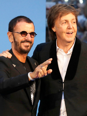 Ringo Starr and Paul McCartney