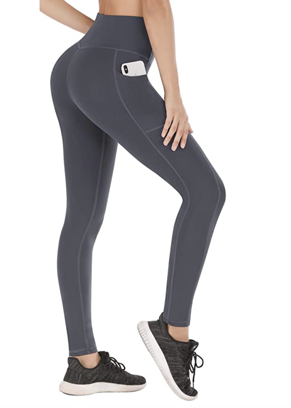 High Waisted Thermal Leggings with Pockets IUGA Fleece Lined Yoga Pants with Pockets for Women 