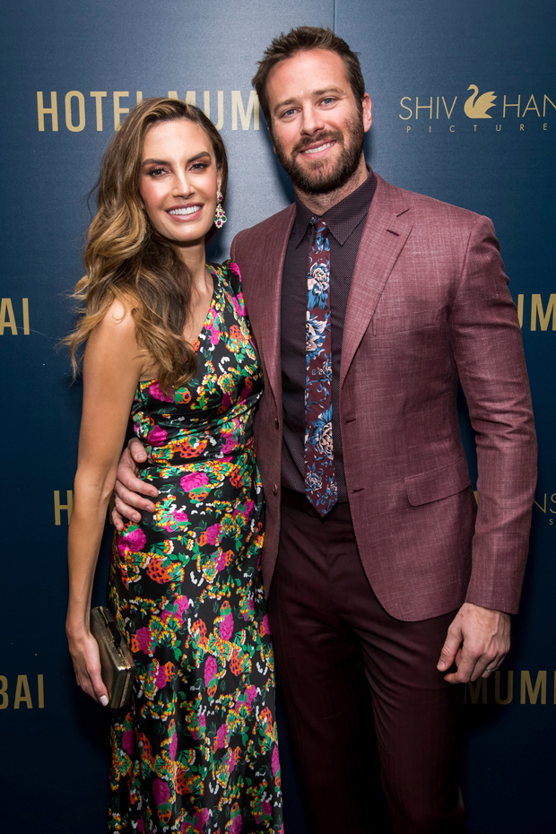 Elizabeth Chambers and Armie Hammer