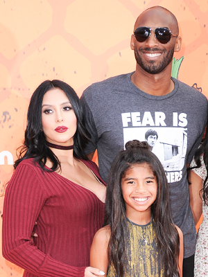 Vanessa & Kobe Bryant with daughter Gigi