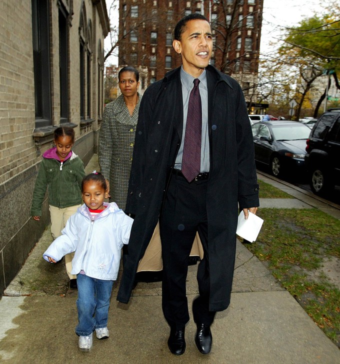 The Obamas In 2004