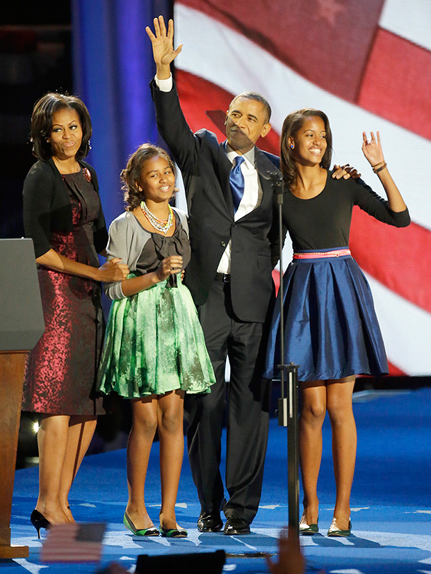 Barack Obama is re-elected to the office of President of the United States