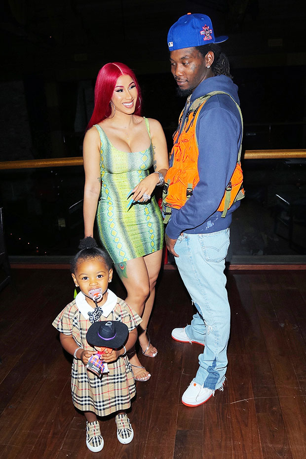 Cardi B, Offset & daughter Kulture 