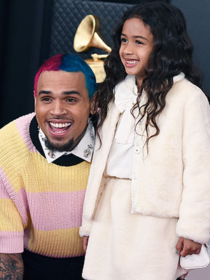 Chris Brown & daughter Royalty