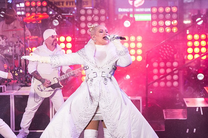 Christina Aguilera Performs At The New Year’s Eve Celebration In Times Square