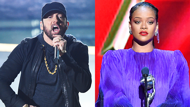 Eminem’s New Song ‘zeus’ Apologizes To Rihanna For Leaked Lyrics Hollywood Life