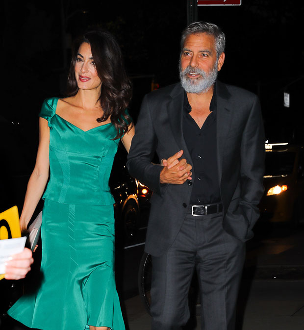 Amal and George Clooney