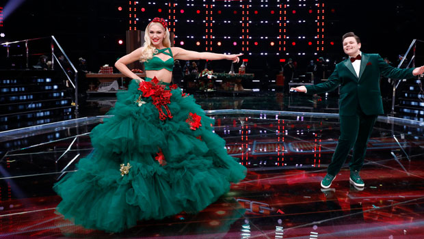 Gwen Stefani's Green Crop Top & Huge Skirt On 'The Voice' Finale: Pics –  Hollywood Life