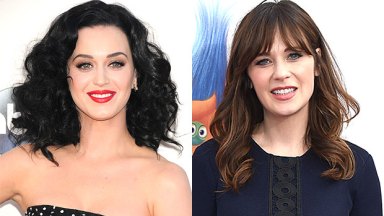 Katy Perry and Zooey Deschanel