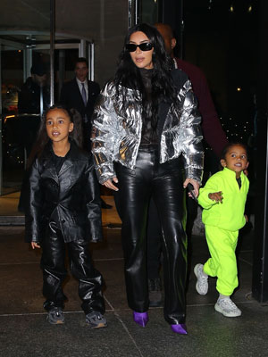 Kim Kardashian and kids