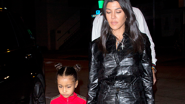 Kourtney Kardashian & North West