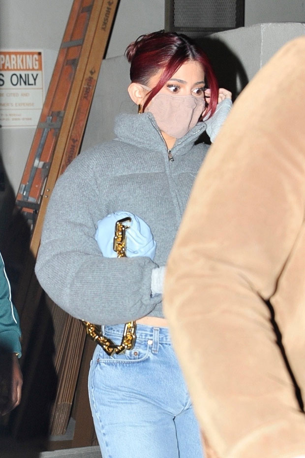 Kylie Jenner Goes Shopping In Beverly Hills In Expensive Puffer