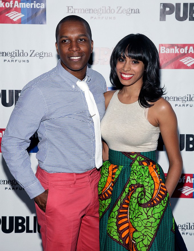 Leslie Odom Jr. & Nicolette Robinson at ‘King Lear’ Opening Night