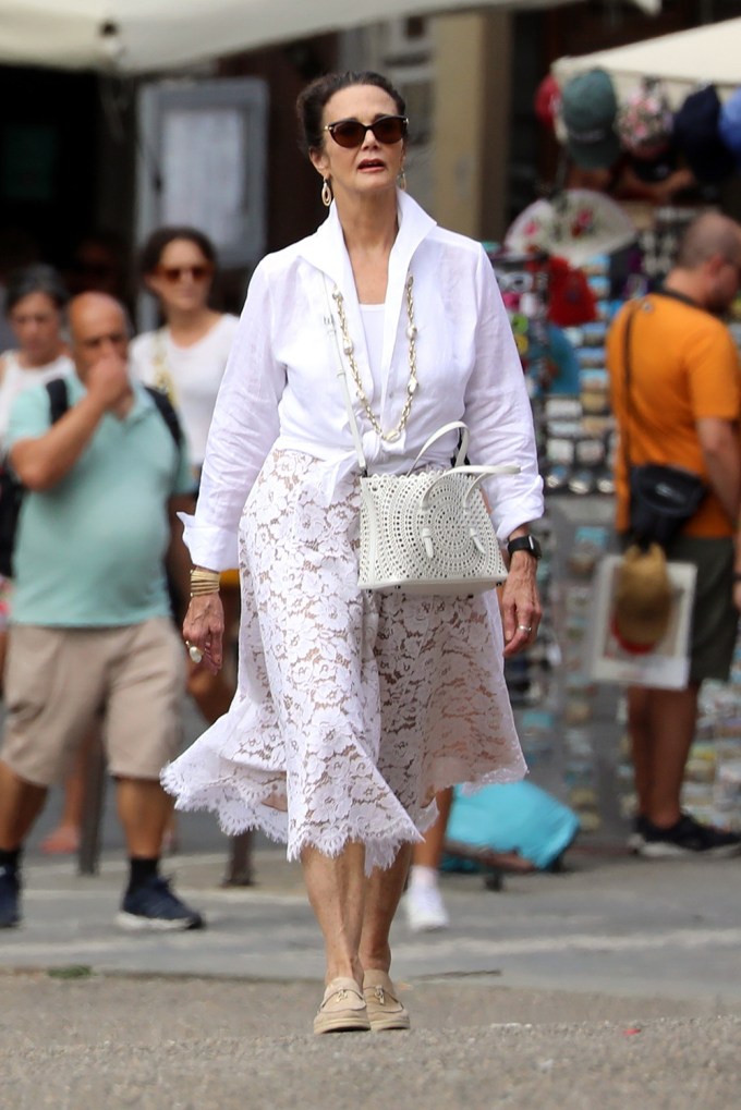 Lynda Carter in Florence, Italy