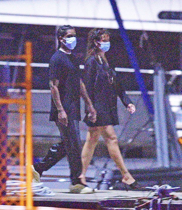 Rihanna & A$AP Rocky Display PDA At Barbados Music Festival