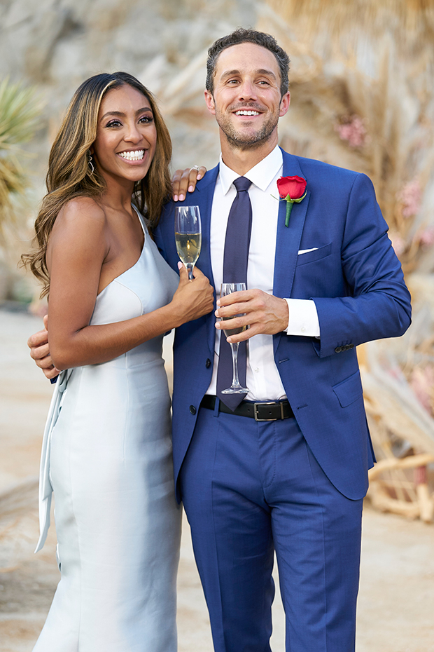 Tayshia Adams & Zac Clark Talk Being Engaged After Bachelorette On GMA ...