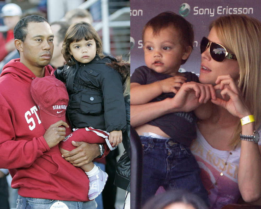 Tiger Woods and Elin Nordegren Children Photos Through The Years image pic photo