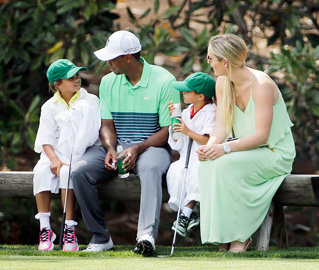 Tiger Woods and kids