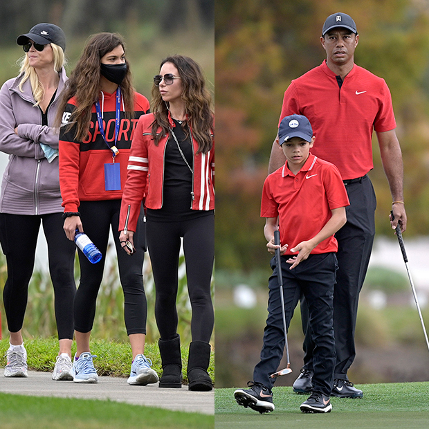 Tiger Woods and kids