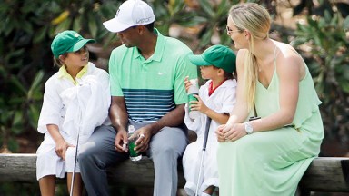 Tiger Woods and kids