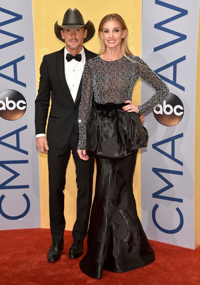 Tim McGraw & Faith Hill At The 2016 CMA Awards