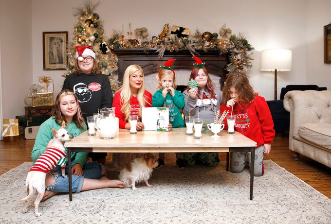 Tori Spelling keeps the magic of the holidays alive with ‘got milk?’ and Santa’s Journal