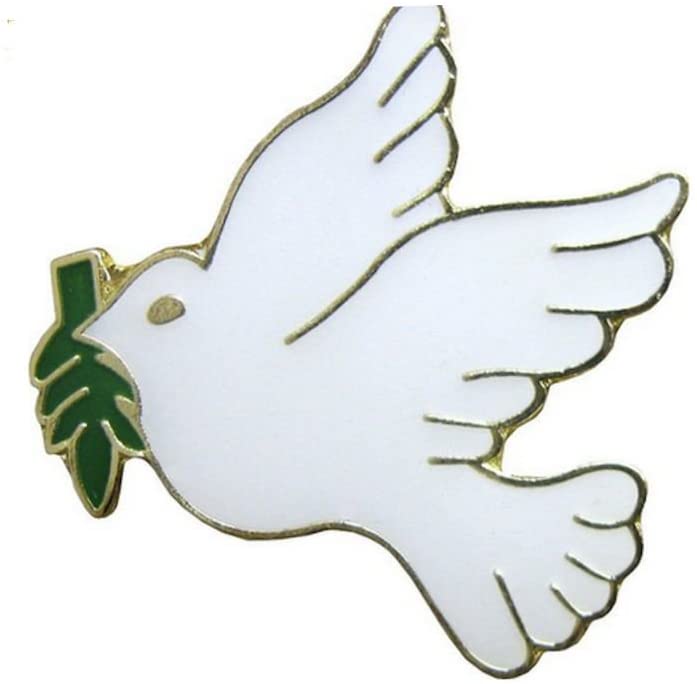 white dove pin