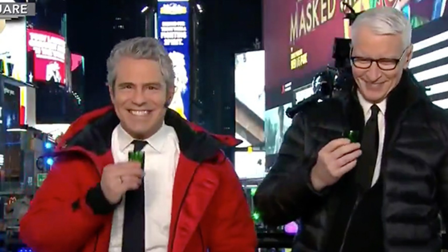 Anderson Cooper’s New Year’s Eve See His Reactions To Doing Shots