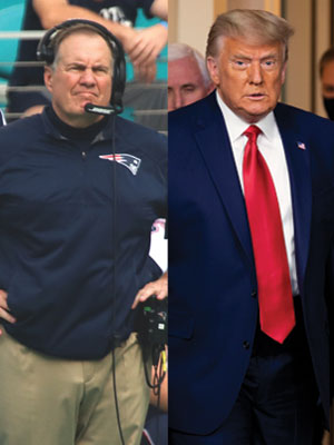 Bill Belichick and Donald Trump