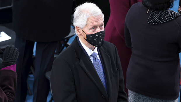 Bill Clinton Caught Sleeping During Joe Bidens Inauguration See Pics Hollywood Life 8564