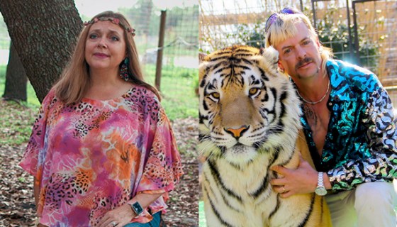 Carole Baskin and Joe Exotic