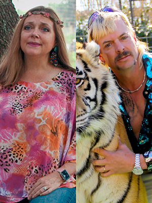 Carole Baskin and Joe Exotic