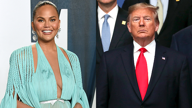 Chrissy Teigen and Donald Trump