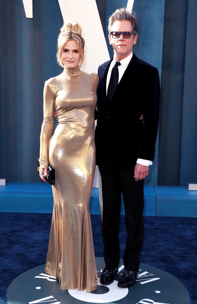 Kyra Sedgwick & Kevin Bacon At The 2022 Vanity Fair Oscar Party