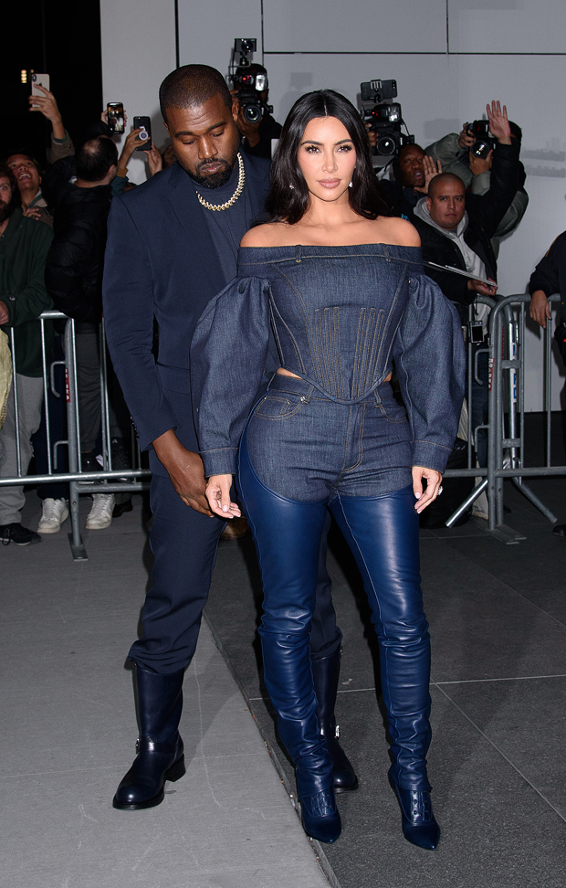 Kanye West and Kim Kardashian