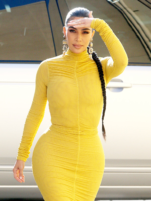 Kim Kardashian Wears Tights & No Wedding Ring In New Skims Photo
